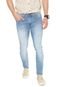 Calça Jeans HD Slim Detalhe Bolso Azul - Marca HD
