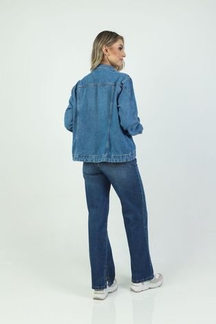 Jaqueta Jeans Oversize P Gazzy