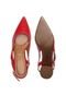 Scarpin Vizzano Croco Vermelho - Marca Vizzano