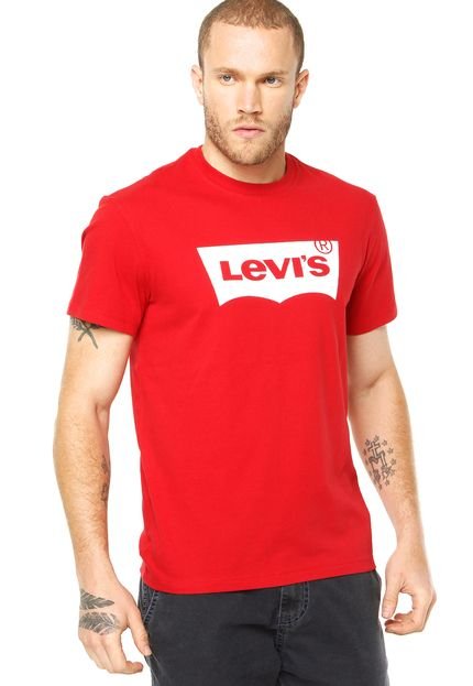 Camiseta Levis Made Of Progress Vermelha - Marca Levis