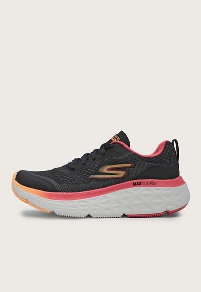 Tenis Training Negro Coral Naranja Ne n Skechers Max Cushioning