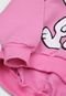 Blusa de Moletom Tricae por Snoopy Infantil Woodstock Rosa - Marca Tricae por Snoopy