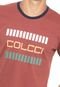 Camiseta Colcci Logo Marrom - Marca Colcci