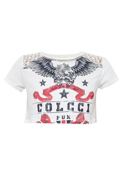 Camiseta Colcci Fun Eagle Off white - Marca Colcci Fun