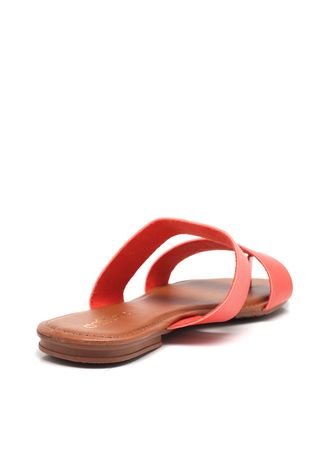 Sandália DAFITI SHOES Tiras Laranja - Compre Agora