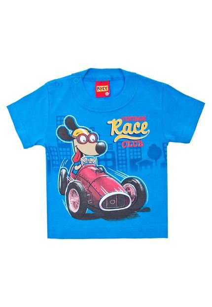 Camiseta Kyly Race Club Azul - Marca Kyly