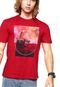 Camiseta Reef Framed Picture Vermelha - Marca Reef