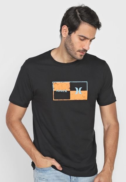 Camiseta Hurley Geometric Preta - Marca Hurley