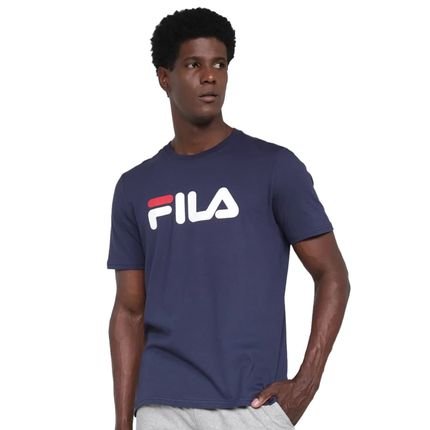 Camiseta Masculina Fila Letter Premium III Marinho - Marca Fila