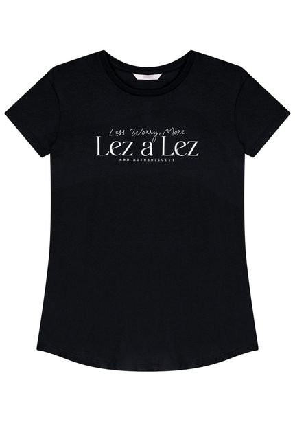 T-shirt em Algodão Responsável com Estampa - Marca Lez a Lez