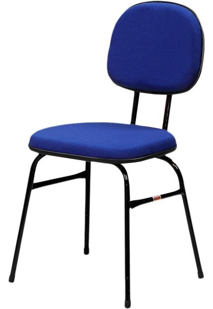 Cadeira Miami Fixa Azul Espuma Injetada Fabone Móveis Tubulares - Marca Fabone Móveis Tubulares