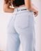 Calça Jeans Wide Leg Feminina Cintura Alta com Cinto 23602 Clara Consciência - Marca Consciência