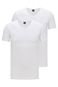Conjunto 2 Camisetas Gola V BOSS Branco - Marca BOSS