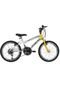 Bicicleta infantil Aro 20 Mtb 18 Marchas Evolution Masculina Amarela Athor Bikes - Marca Athor Bikes