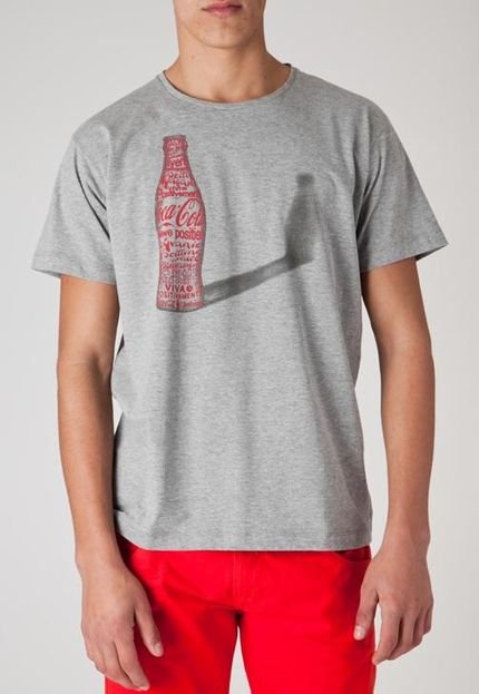 Camiseta Ibiza Sombra Cinza - Marca Coca-Cola Jeans