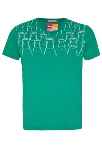 Camiseta Coca-Cola Clothing Austrália Garrafa Verde