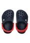 Babuche Crocs Infantil Crocband Mickey Led Azul - Marca Crocs