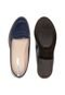 Mocassim Moleca Envernizado Azul-Marinho - Marca Moleca