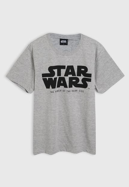 Camiseta Fakini Infantil Star Wars Cinza - Marca Fakini
