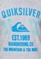 Camiseta Quiksilver Slim Fit Last Year Cinza - Marca Quiksilver