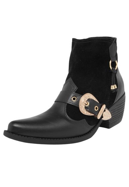 Bota DAFITI SHOES Country Preta - Marca DAFITI SHOES