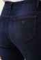 Calça Jeans Guess Skinny Estonada Azul-Marinho - Marca Guess