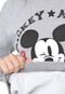 Moletom Flanelado Fechado Cativa Disney Mickey  Azul Marinho - Marca Cativa Disney