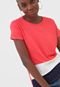 Blusa Lunender Color Block Rosa - Marca Lunender