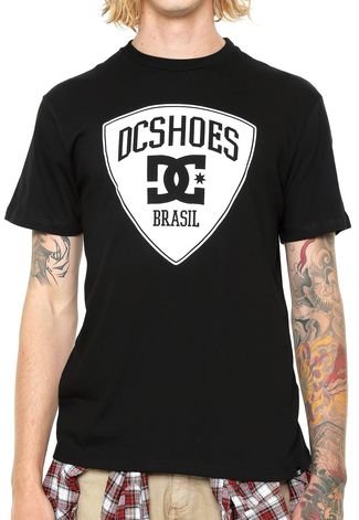 Camiseta DC Shoes Brasil Preta