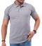 Camiseta Polo Masculina Algodão Básica Lisa Premium - Cinza - Marca Nine4