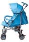 Carrinho de Bebê Berço Umbrella Premium Azul Listra Prime Baby - Marca Prime