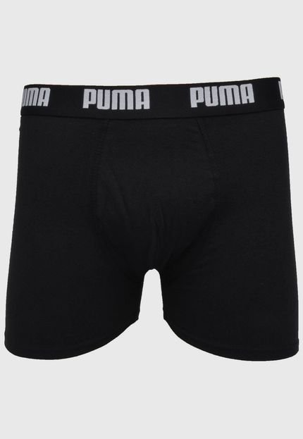 Cueca Puma Boxer Logo Preta - Marca Puma