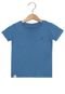 Camiseta Richards Kids Infantil Bordado Azul marinho - Marca Richards