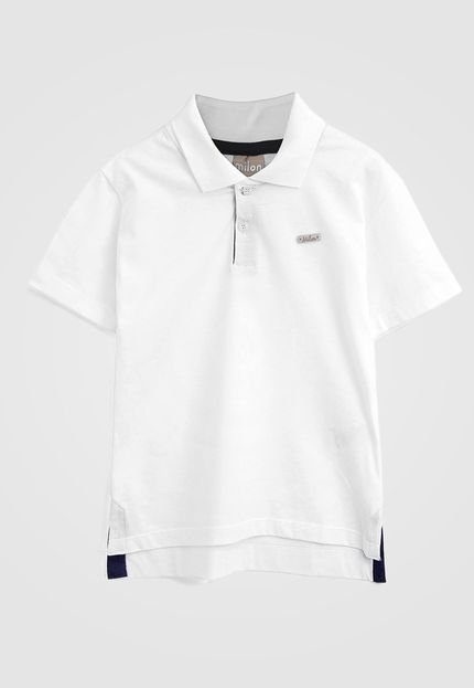 Camisa Polo Milon Menino Branco - Marca Milon
