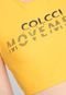 Top Colcci Fitness Movement Amarelo - Marca Colcci Fitness