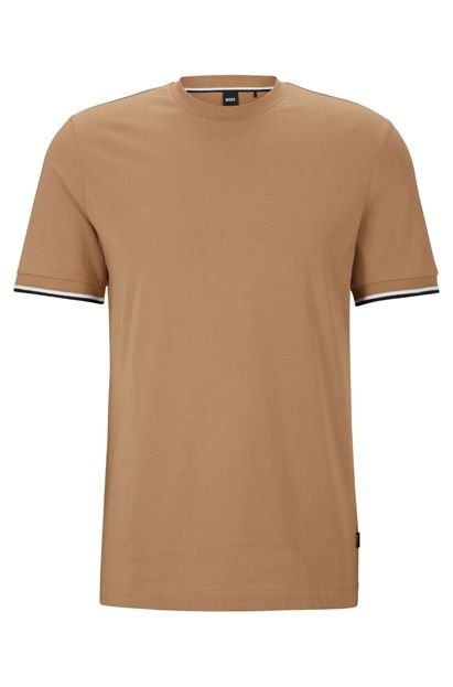 Camisetas Básicas BOSS Thompson Bege - Marca BOSS