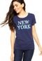 Camiseta Tommy Hilfiger Lic New York Tee Azul - Marca Tommy Hilfiger
