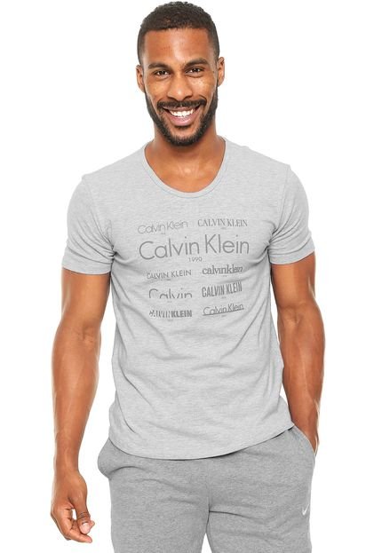 Camiseta Calvin Klein Underwear Mono Cinza - Marca Calvin Klein Underwear