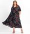 Vestido Midi Feminino Plus Size Secret Glam Preto - Marca Secret Glam