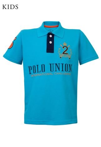 Camisa Polo Local Infantil Azul