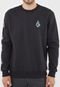 Moletom Flanelado Fechado Volcom Deadly Stones Preto - Marca Volcom