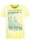 Camiseta Colcci Slim Wave Amarela - Marca Colcci