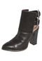 Ankle Boot Lilly´s Closet Malha Metal Preto - Marca Lilly's Closet
