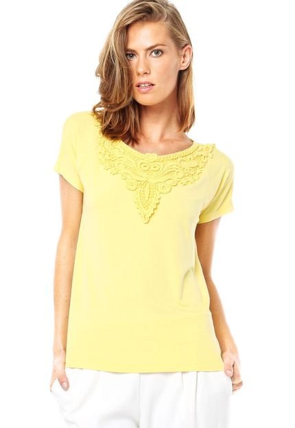 Blusa Anna Flynn Delicate Amarela - Marca Anna Flynn