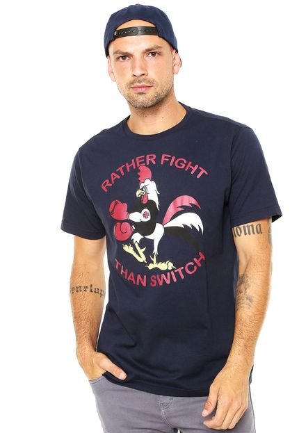 Camiseta Independent Rather Fight Azul - Marca Independent