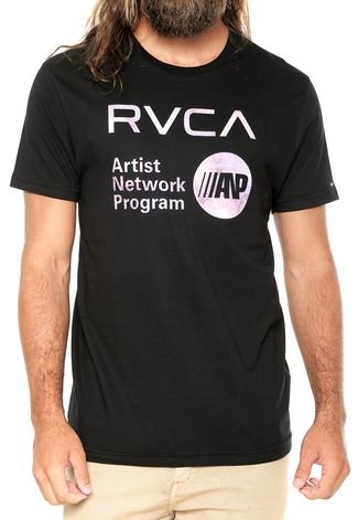 Camiseta RVCA Serotonin Anp Preta