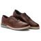 Sapato Brogue Oxford Casual Premium de Luxo Tratorado Couro Marrom - Marca Mr Light