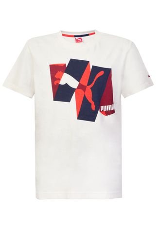 Camiseta Puma Graphic Peacoat Off-White