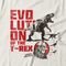 Camiseta Feminina Evolution Of The T-Rex - Off White - Marca Studio Geek 