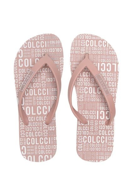 Chinelo Colcci Monograma Rosa - Marca Colcci